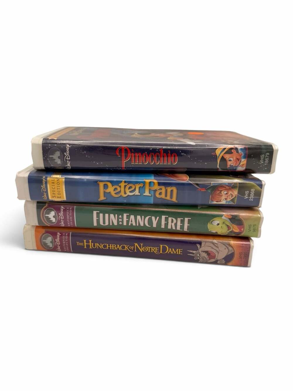 Walt Disney Animated Movie VHS Lot Of 4 Classic Films